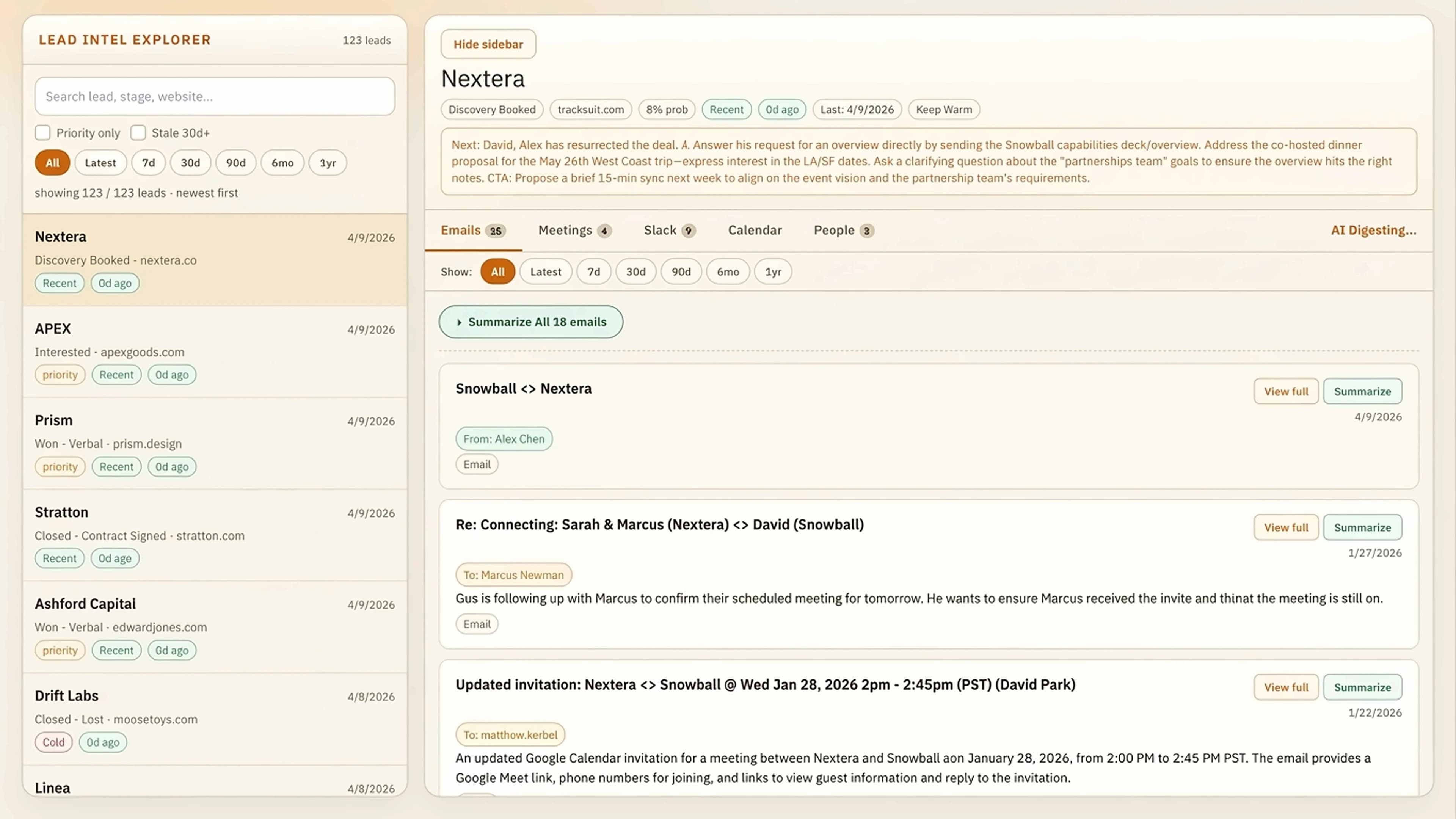 Two Interfaces, Two Jobs
